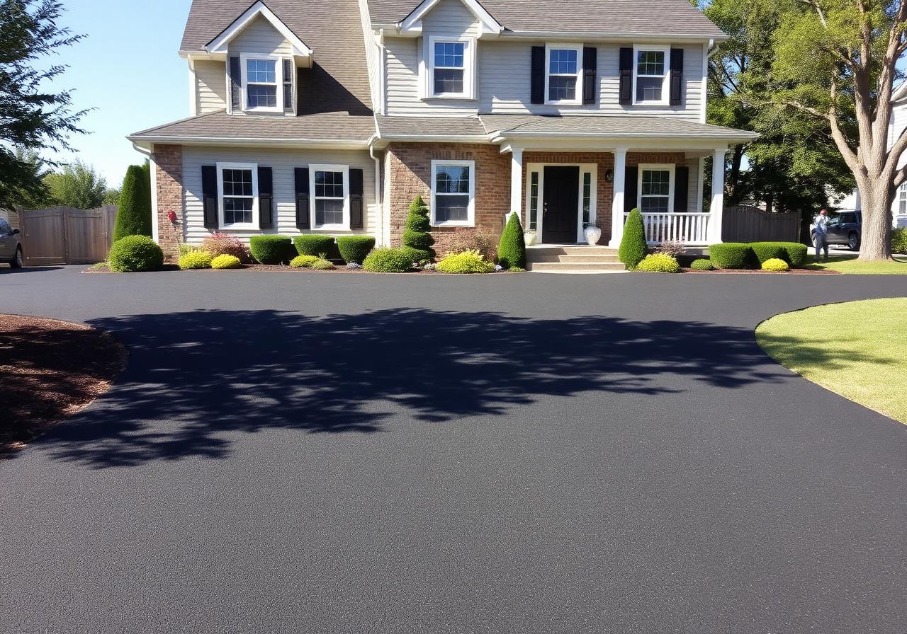 Smooth, freshly paved asphalt driveway after FirmWay Paving restoration in the Greater Toronto Area